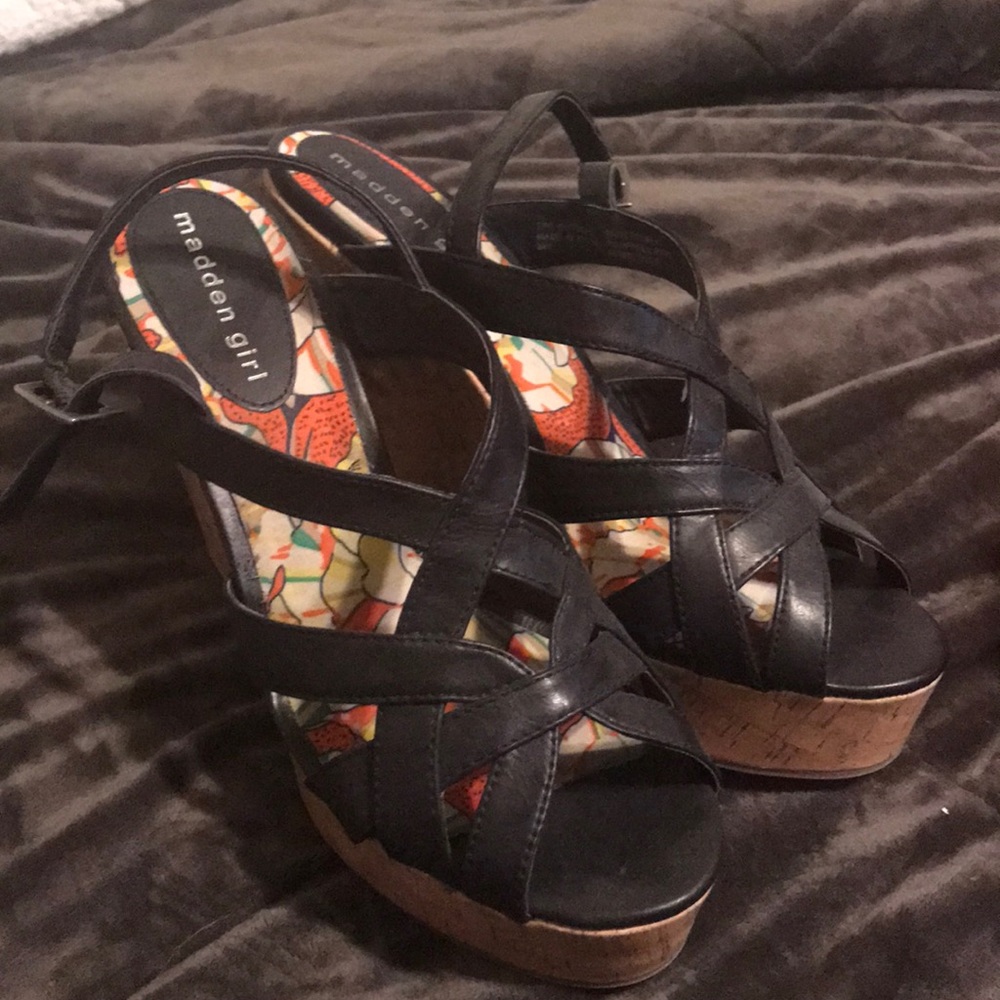 Madden Girl chunky heels